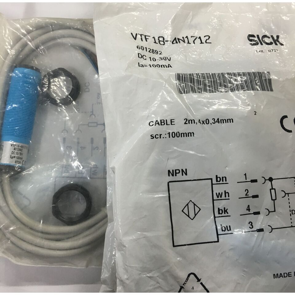 new SICK VTF18-4N1712 Photoelectric Switch One VTF184N1712 - SICK