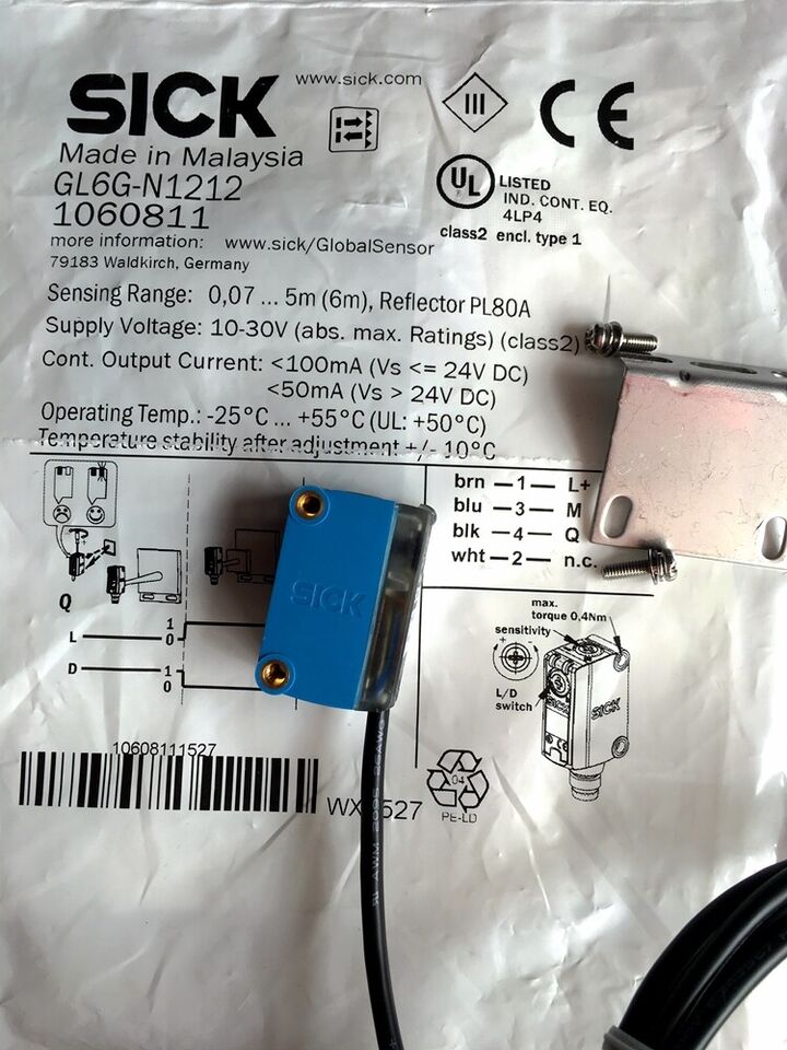 1PC Sick GL6GN1212 Photoelectric Switch Sensor - SICK