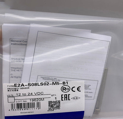 new Omron E2A-S08LS02-M5-B1 Proximity Switch One E2AS08LS02M5B1 - OMRON
