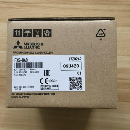new 1PCS Mitsubishi FX5-8AD PLC Module ping FX58AD - MITSUBISHI
