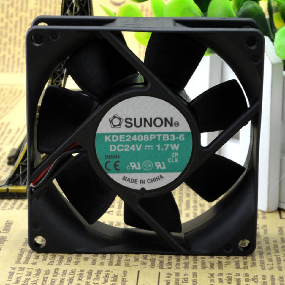 new 1PC SUNON KDE2408PTB3-6 8025 24V 1.7w 8CM Inverter Industrial Cooling Fan - SUNON