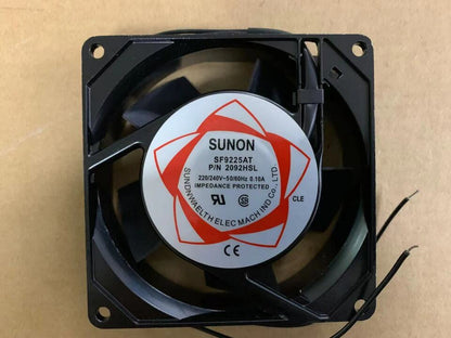 new 1X For AC/220～240V 13/11W 92x92x25mm 2pin SF9225AT 2092HSL Axial Fan - KOEED