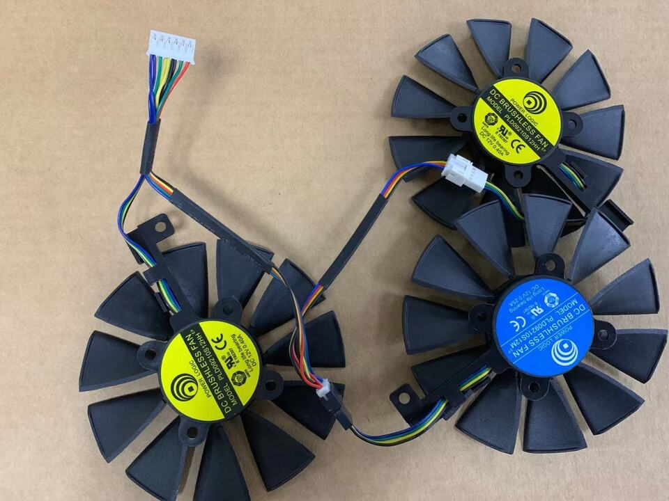 new 1PC graphics card cooling fan PLD09210S12H ROG STRIX-GTX 1080-A8G-GAMING - ROG