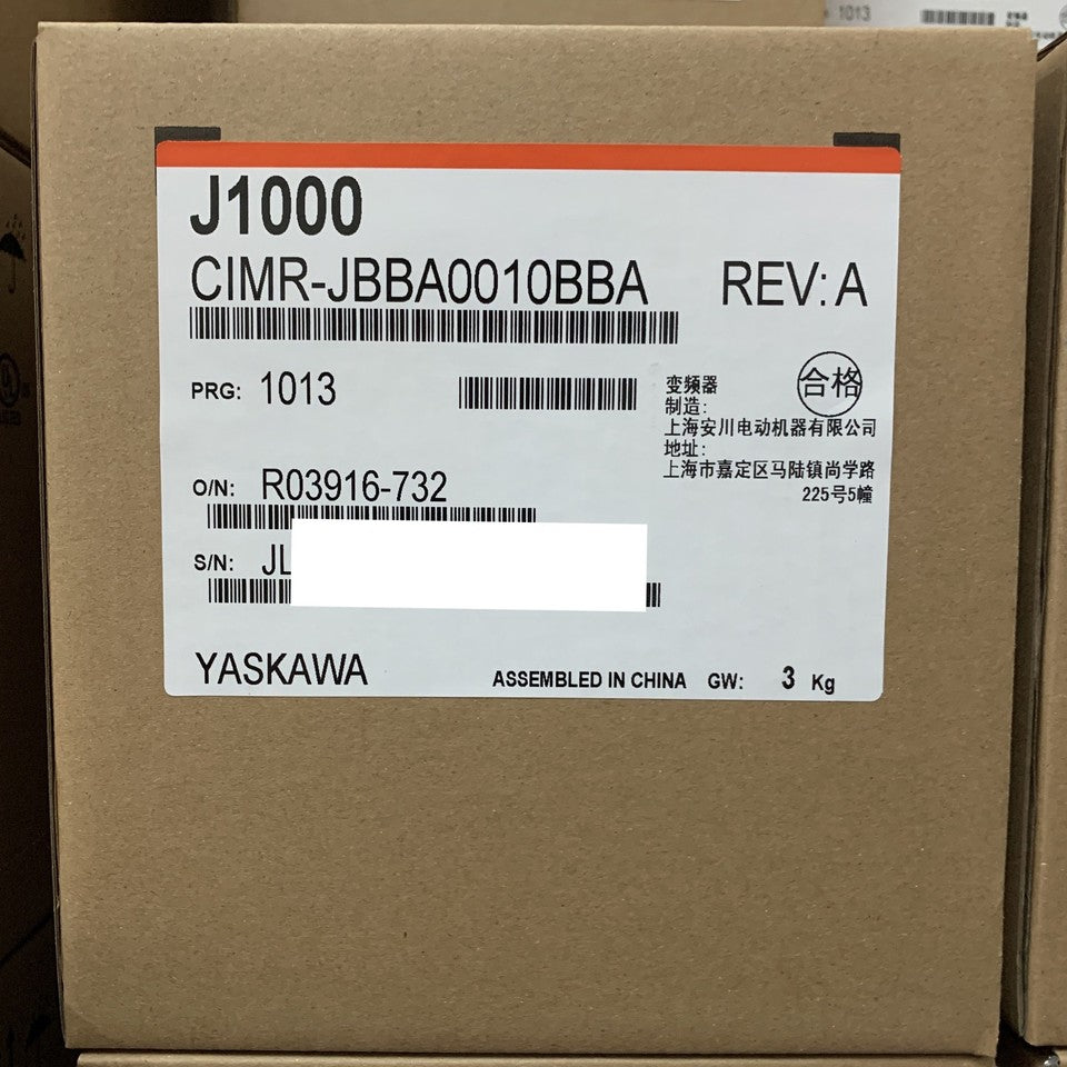 new 1PC Yaskawa CIMR-JBBA0010BBA Inverter In Box ping