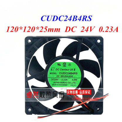 new 1PC Servo CUDC24B4RS 24V 0.23A 4.5W 12025 12CM inverter cooling fan - 1PC SERVO