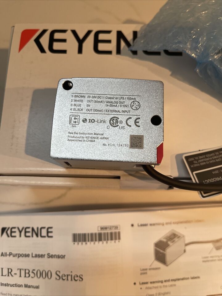 New 1PC LR-TB5000CL Laser Sensor Ping System for industrial automation and control - KEYENCE