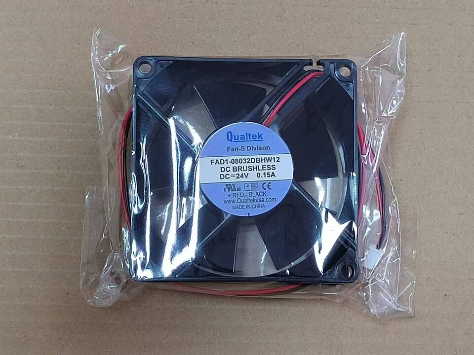 new 1PC for Double Ball Bearing Cooling Fan 0.15A FAD1-08032DBHW12 DC24V - PLCDEV