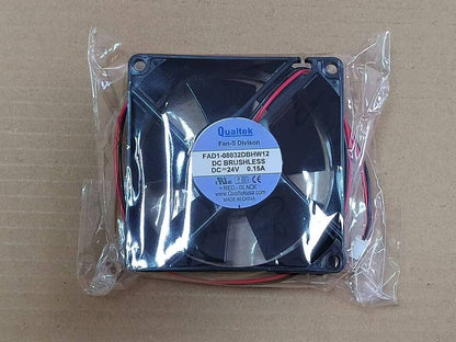 new 1PC for Double Ball Bearing Cooling Fan 0.15A FAD1-08032DBHW12 DC24V - PLCDEV