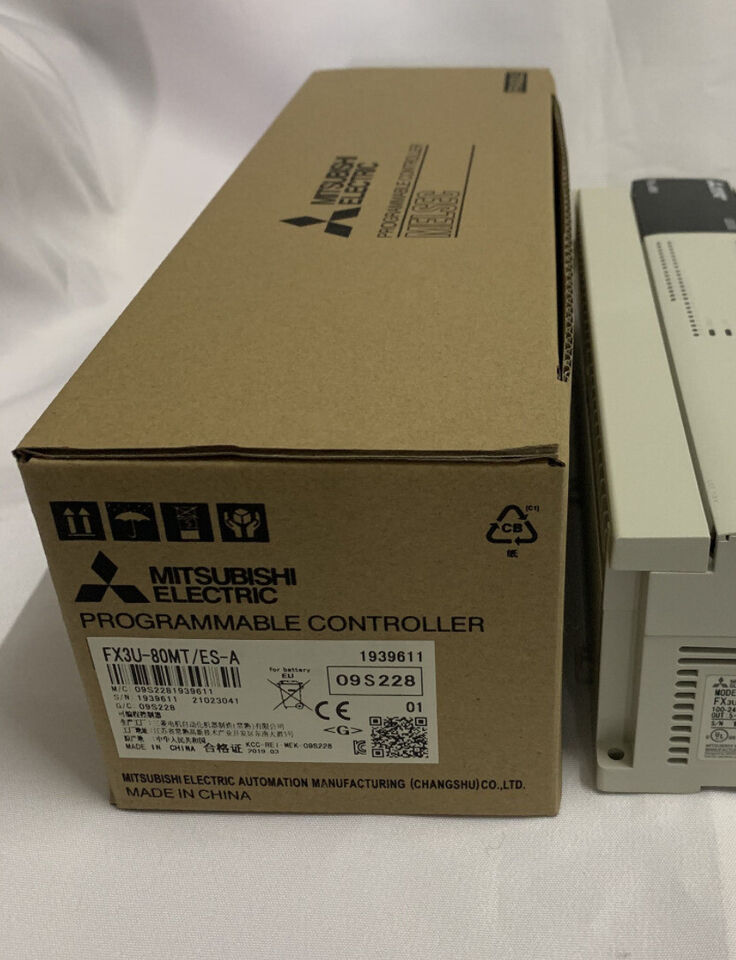 new 1PC Mitsubishi PLC FX3U-80MT/ES-A Programmable Logic Controller In Box - MITSUBISHI