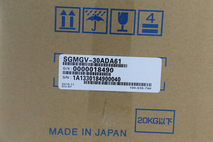 new 1PC  Yaskawa SGMGV-30ADA61 Servo Motor In Box ping