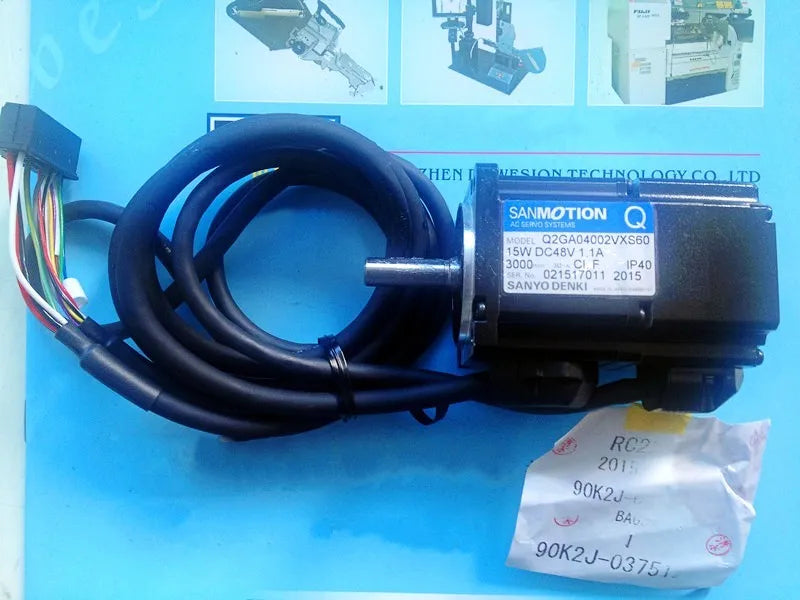 SANYO Q2GA04002VXS6 Denki Servo Motor - New In Box - SANYO