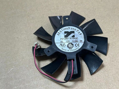 new 1PC FS1280-A1842C 12V 0.28A 6770 Platinum Edition graphics card fan - PRECISION FAN TECHNOLOGIES
