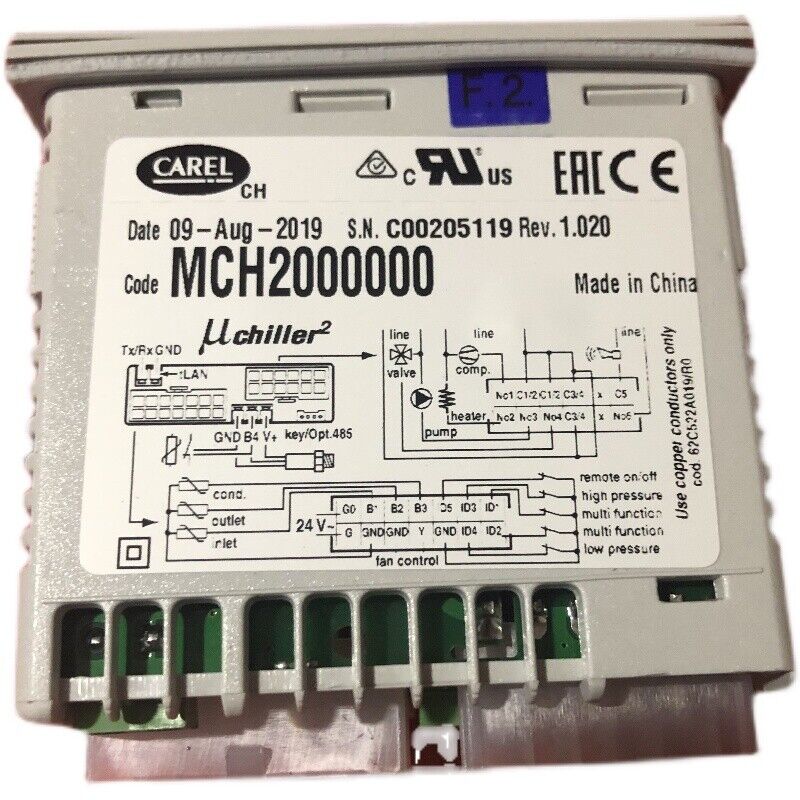 new One CAREL MCH2000000 Chiller Temperature Controller In Box CAREL