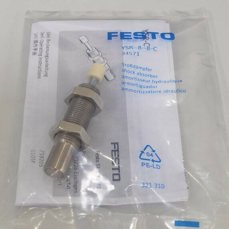 new 1PC Festo YSR-8-8-C 34571 YSR88C Shock Absorber Buffer Expedited Shpping - FESTO