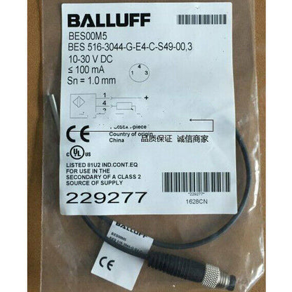 1PC BALLUFF Proximity Switch BES 516-3044 G E4 C S49 00 3 Proximity Switch - BALLOFF