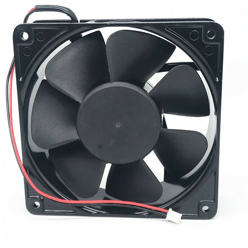 used 1PC  inverter fan metal frame KD2412AMBX-6A 12038 12CM 24V 7.2W