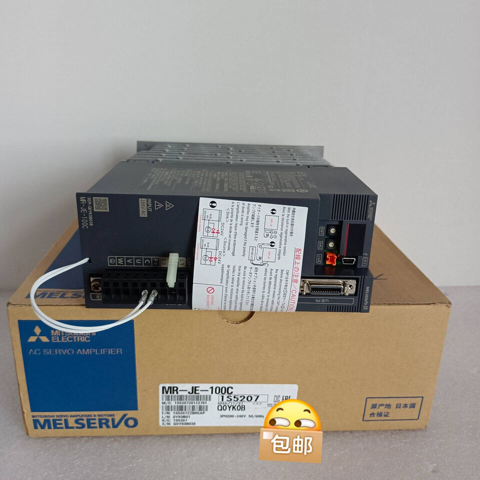 new 1PC Mitsubishi MR-JE-100C Servo Drive MRJE100C ping - MITSUBISHI