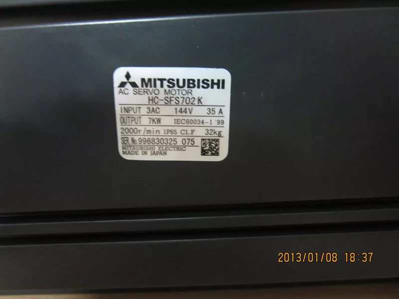 Mitsubishi HC-SFS702K Servo Motor 1PC - MITSUBISHI