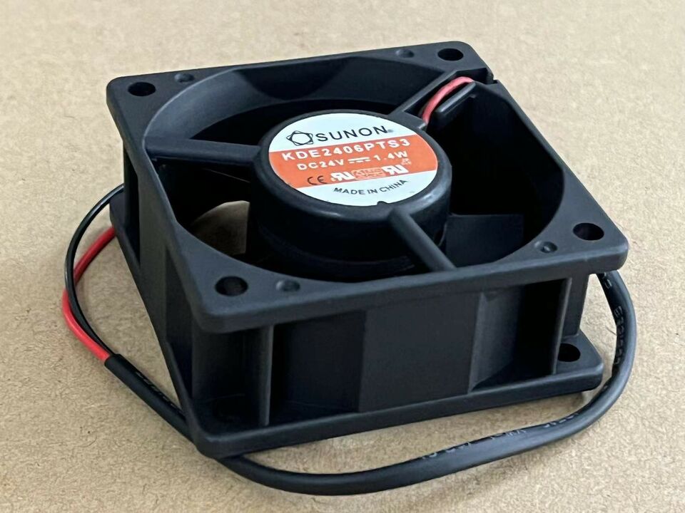 new 1pc Cooling Fan 60*60*25MM 2pin KDE2406PTS3 24V 1.4W - KRONODRIVES