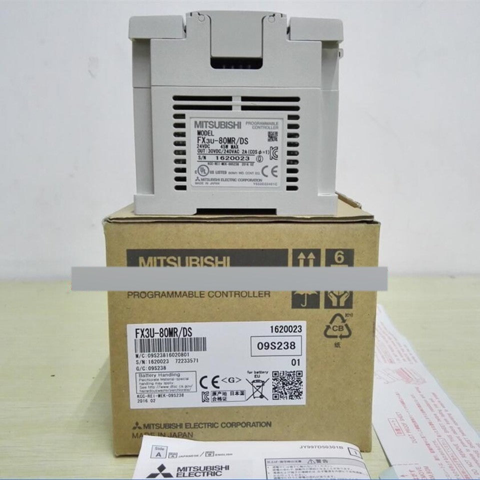 new 1PC Mitsubishi FX3U-80MR/DS PLC Module In Box ping
