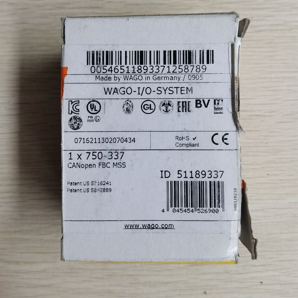 new 1PC WAGO 750-337 750337 PLC Module In Box ping