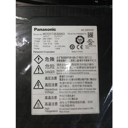 new 1PC Panasonic MDDDT3530053 AC Servo Driver In Box ping - PANASONIC