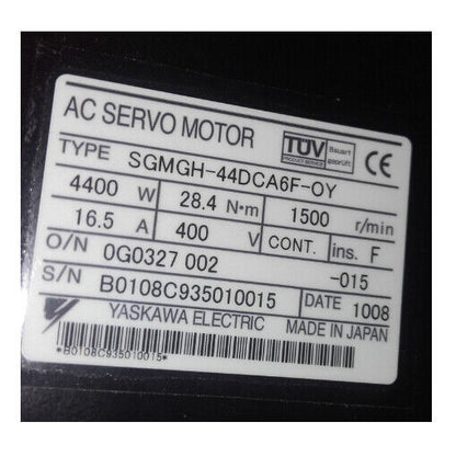 new 1PC YASKAWA SGMGH-44DCA6F-OY Servo Motor In Box ping - YASKAWA