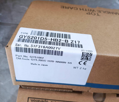new One Fuji GYS201D5-HB2-B Z17 Servo Motor In Box Fast GYS201D5HB2BZ17 - ONE FUJI