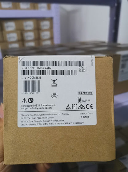 new 1PC  Siemens 6ES7 211-1AE40-0XB0 CPU 6ES7211-1AE40-0XB0 ping