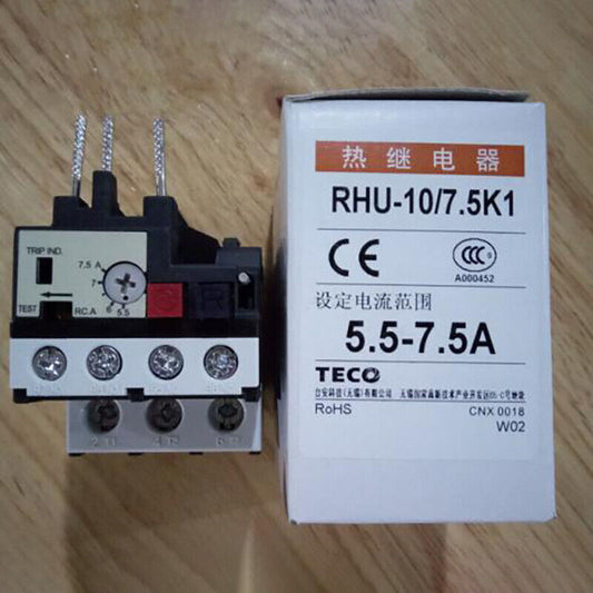 1PC Thermal Overload Relay RHU-10/7.5K1 - TECOPOWER