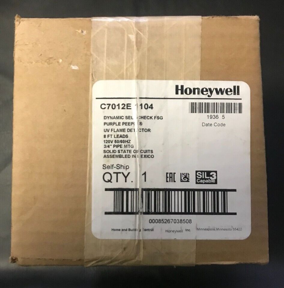 new 1PC  Honeywell C7012E 1104 Burner Detector C7012E1104 ping