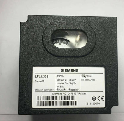 new  One SIEMENS LFL1.333 Gas Burner Program Controller Serie 02 LFL1.333