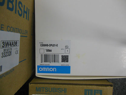 new One Omron C200HS-CPU21-E PLC Module In Box ping C200HSCPU21E - ONE OMRON