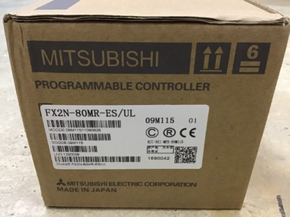 1-PC Mitsubishi FX2N-80MR-ES/UL PLC Module - MITSUBISHI