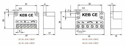 new 1PC full wave rectifier Keb Rectifier 02.91.020-CE07 For KEB 02.91.020-CE07 - KEB