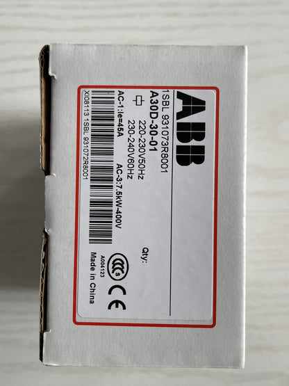 ABB A30D-30-01 AC220V Contactor – High-Quality Switchgear - ABB