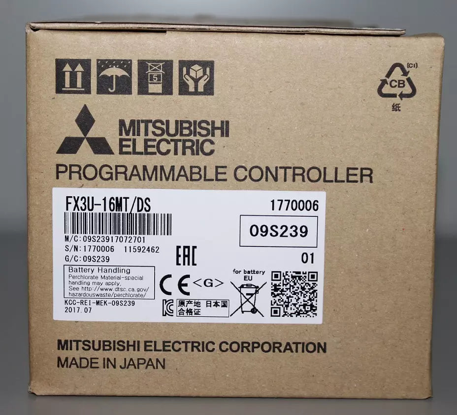 new Mitsubishi FX3U-16MT/DS Programmable Controller One FX3U-16MT-DS - MITSUBISHI