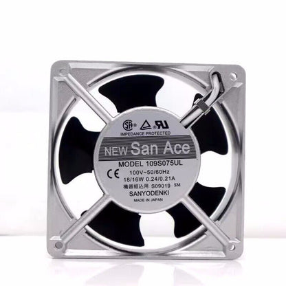 new 1Pcs San Ace120 18/16W 0.24/0.21A cooling fan 109S075UL - SAN ACE