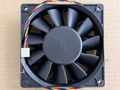 new 1PC For 12038 12V 4-Pin Cooling Fan 120mm Max Airflow Rate Fan 2.3A D12BM-12D - PLACEHOLDER