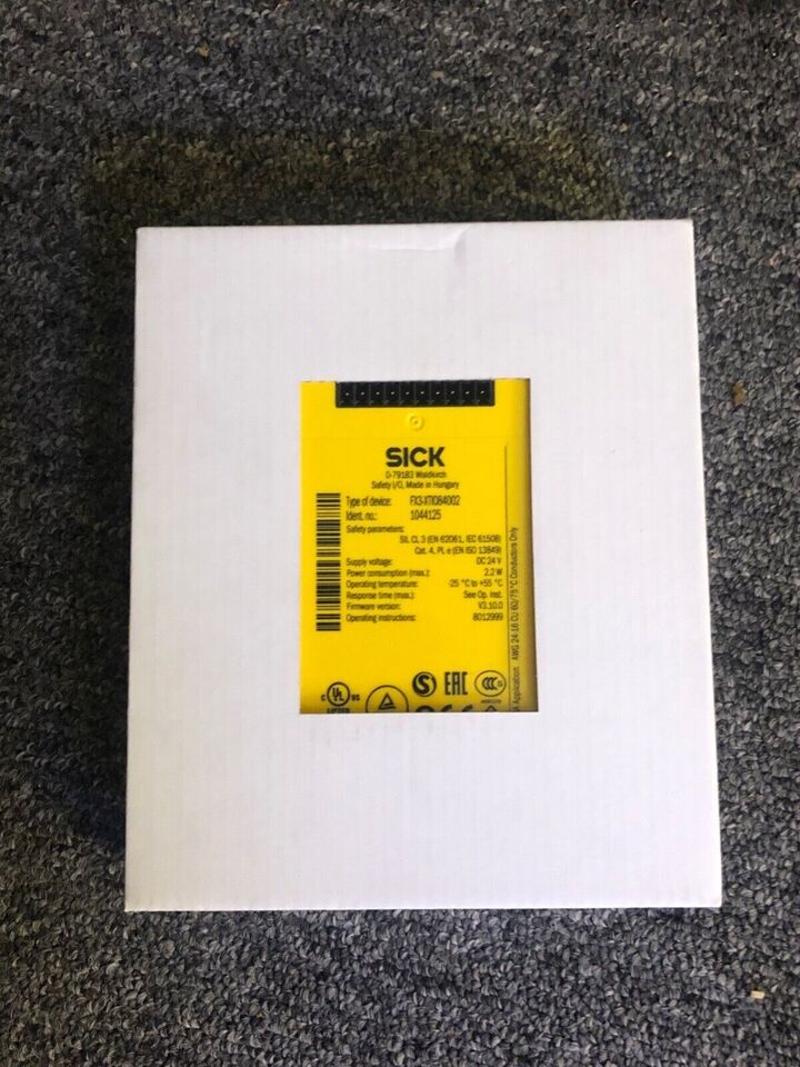 new 1PC SICK FX3-XTIO84002 FX3XTIO84002 Safety Relay In Box ping - SICK