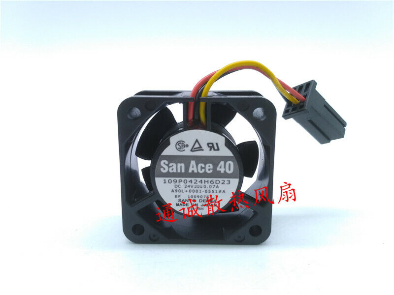 new 1PC  Accessories  Fan San Ace 40 109P0424H6D23 24V 0.07A 4CM