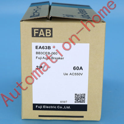 1PCS FUJI ELECTRIC EA63B 60A Circuit Breaker - FUJI ELECTRIC