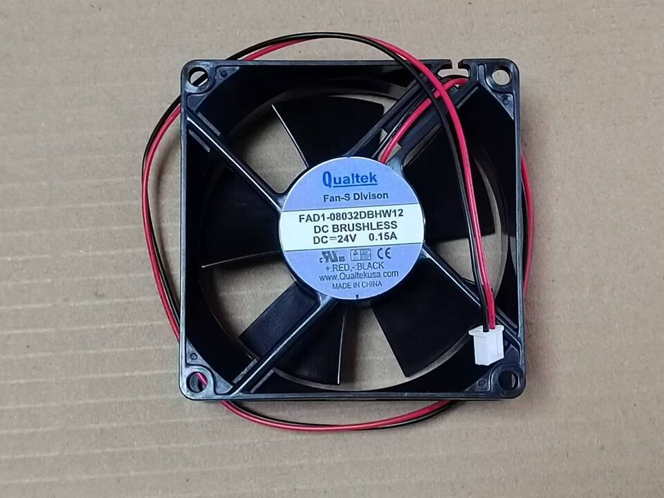 new 1PC for Double Ball Bearing Cooling Fan 0.15A FAD1-08032DBHW12 DC24V - PLCDEV