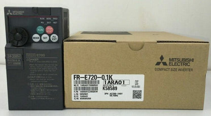 new 1PC Mitsubishi FR-E720-0.1K FR-E7200.1K Inverter In Box ping
