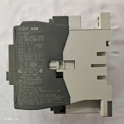 new Qty:1pc A26-30-01 220VAC In Box Contactor - OMRON
