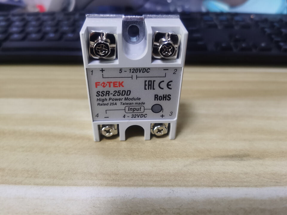 new 1PC Fotek SSR-25DD SSR25DD Solid State Relay 25A - - FOTEK