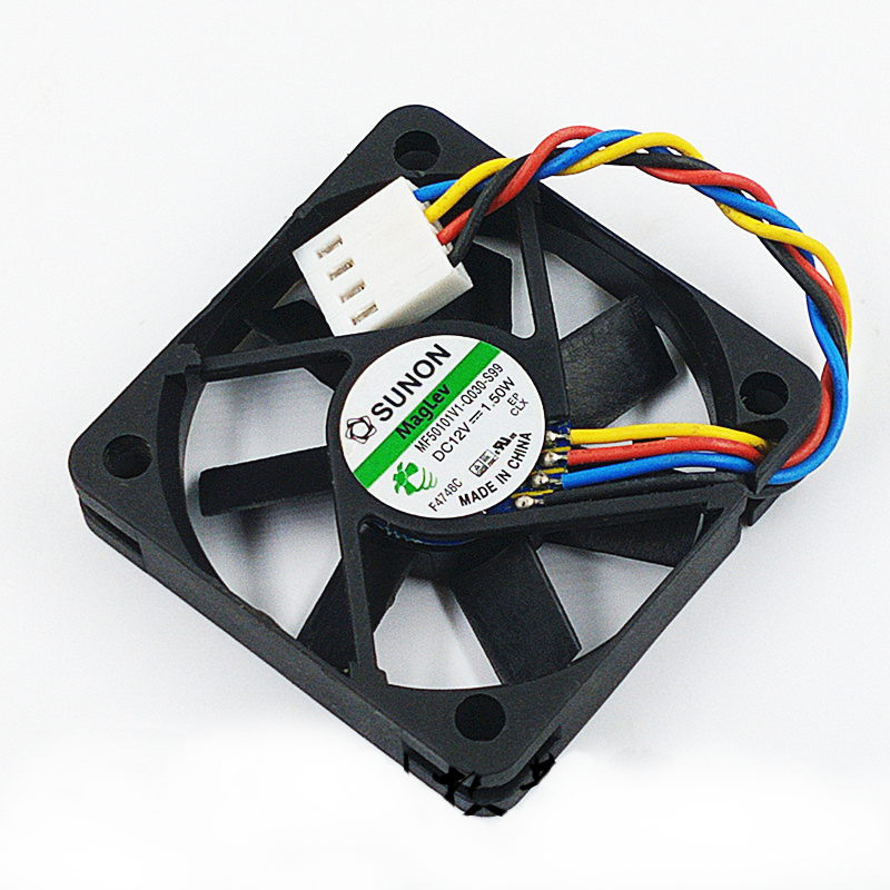 new 1PC PWM Cooling Fan 50X50X10MM 5010 5CM 4-Pin MF50101V1-Q030-S99 DC12V 1.50W - THERMALTAKE
