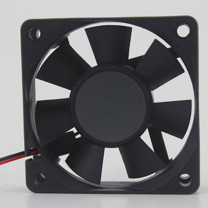 new 1PC 6cm DC 12V 0.19W 2Wire Silence axial fan KD1206PHB2(2) 60*60*15mm 6015 - PHB2