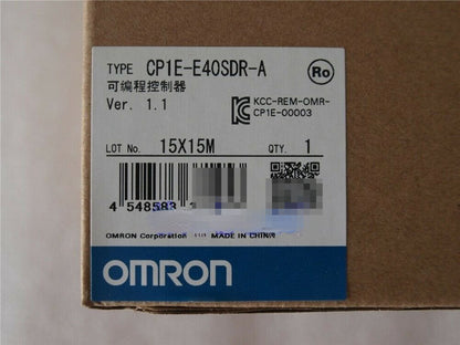 new Omron CP1E-E40SDR-A PLC Module One CP1EE40SDRA - OMRON