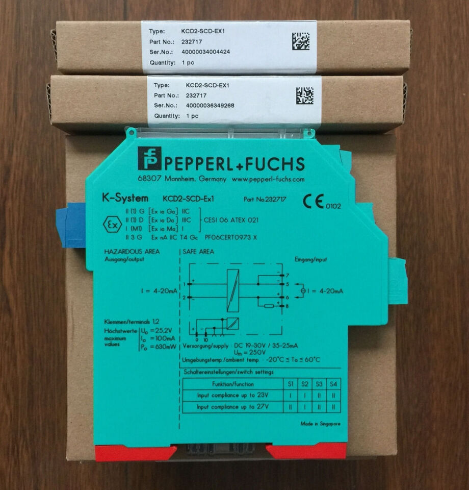 new 1PC PEPPERL+FUCHS KCD2-SCD-EX1 Safety Barrier KCD2SCDEX1 - PEPPERL+FUCHS